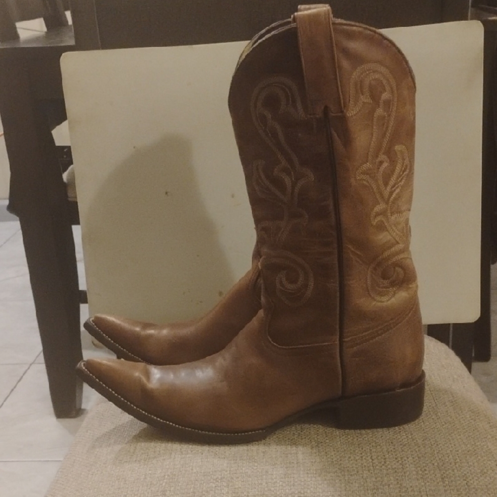 BOTAS Vaqueras Pura Piel Cuello De Toro 8.5 Mexicano Y 10.5 Americano Son Para M